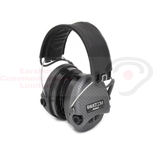 SWATCOM SCTA-79308-XG-CF Active 8 Waterproof Headset in Carbon Fibre with Headband