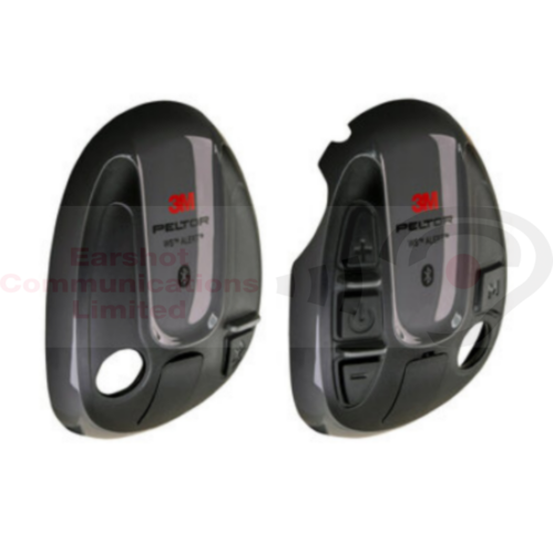 3M Peltor 210300-664-GF WS Alert XP/ XPI Grey Replacement Earshell Covers Per Pair