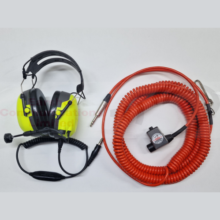 3M Peltor CH-3 FLX2 Ground Crew Headset and Extension Lead Kit Orange