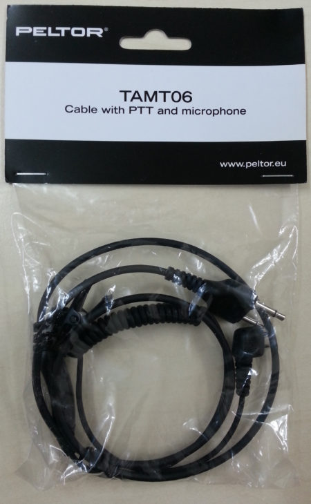 3M Peltor TAMT06 Icom Straight Radio Audio Input Cable - Image 2