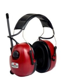 Casque radio FM 3M™ PELTOR™ WorkTunes™ Pro, 32 dB, noir, serre-tête