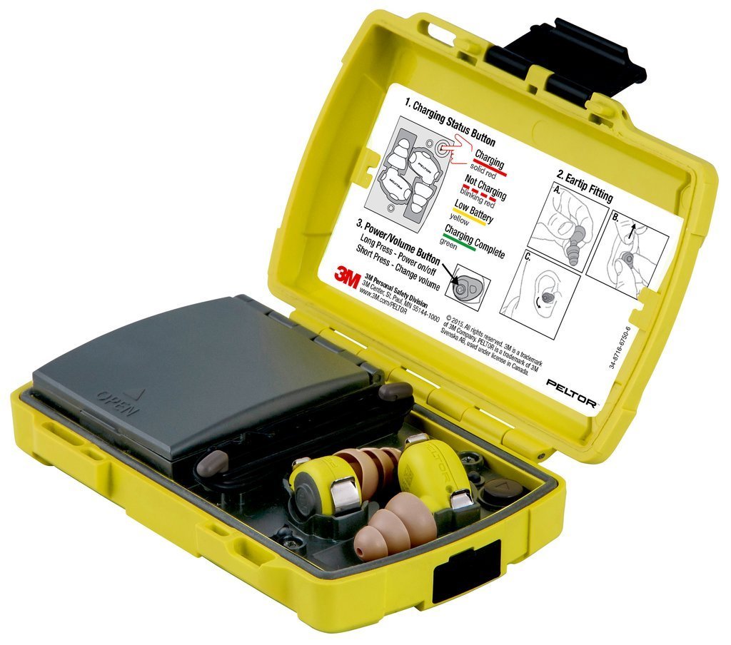 3M Peltor LEP100EU Level Dependent Earplug Kit Earshot Communications