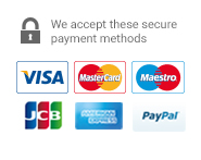 All major credit cards and PayPal accepted