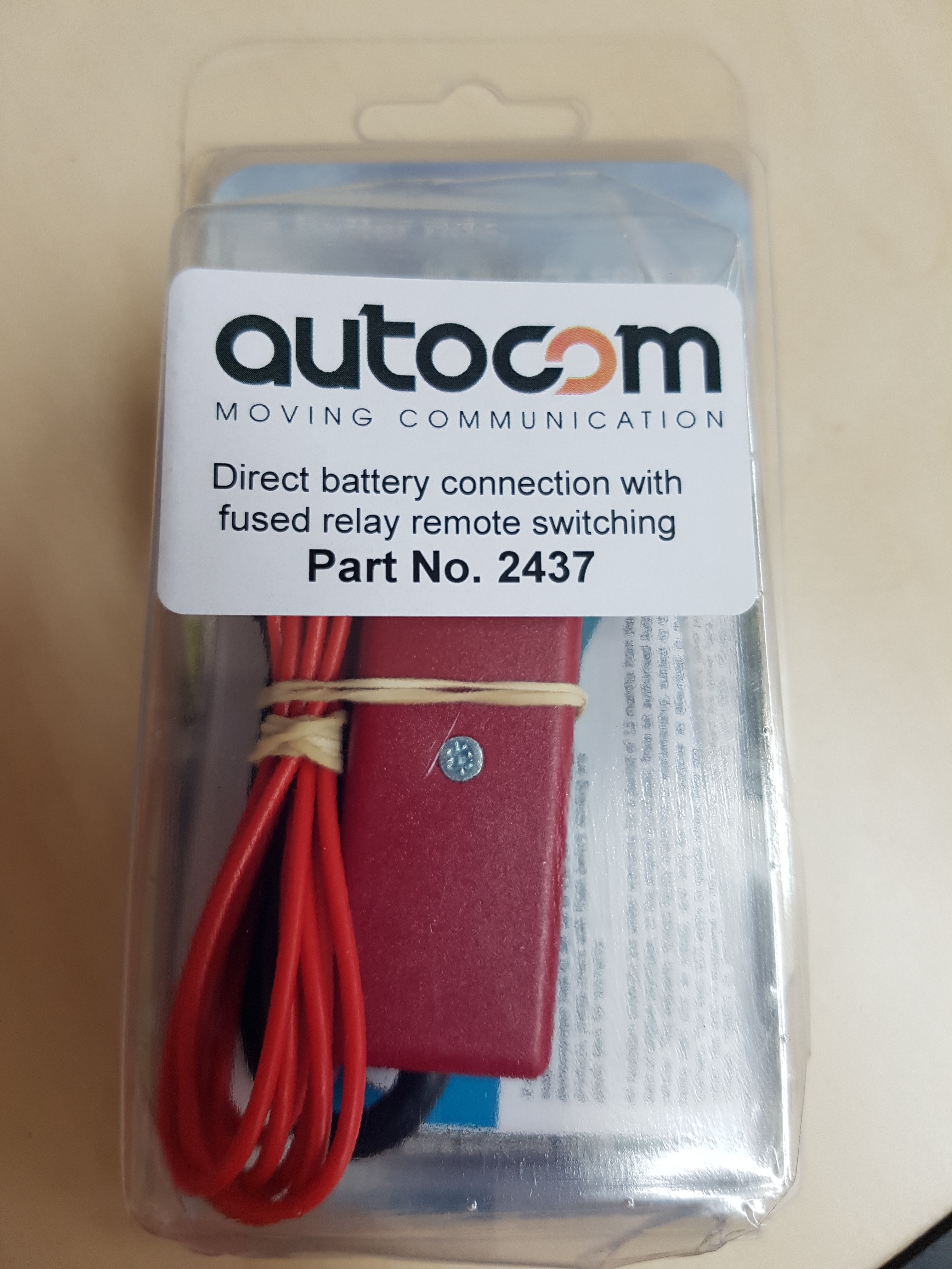 Autocom Direct Battery Connection Lead 2437 - Earshot Communications