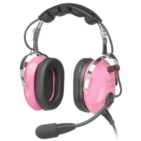Pilot Europe PA51C Pink Cadet Aviation Pilot Headset