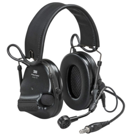 3M Peltor Comtac MT20H682FB-86 SV XPI Headset Black J11 Plug Dynamic Mic Nato Wired