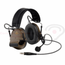 3M Peltor Comtac MT20H682FB-86 XPI Headset Green J11 Plug Dynamic Mic Nato Wired