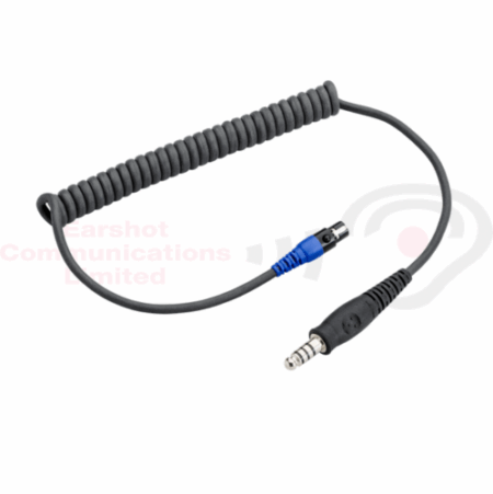 3M Peltor FLX2-200 J11 TP120 Jack Plug Downlead Cable for CH-3 Headsets