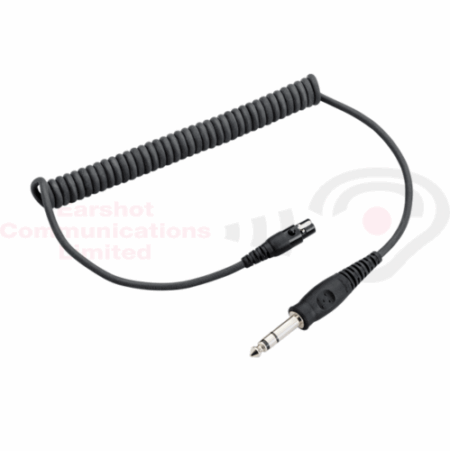 3M Peltor FLX2-204 1/4 Inch Stereo Plug Downlead Cable for CH-3 Headsets