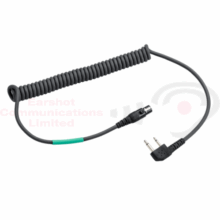 3M Peltor FLX2-35 Icom 2-Pin Radio Downlead Cable for CH-3 Headsets