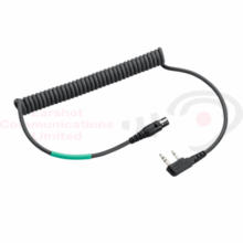 3M Peltor FLX2-36 Kenwood 2-Pin Radio Downlead Cable for CH-3 Headsets