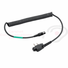 3M Peltor FLX2-64 Icom F34/44 F2000 Radio Downlead Cable for CH-3 Headsets