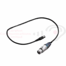 3M Peltor FLX2-B1442 4 Pin Female XLR Cameraman Downlead Cable for CH-3 Headsets