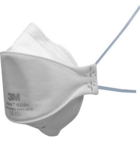 3M 9320+ Aura Disposable Respirator, FFP2, Unvalved Box of 240 Masks