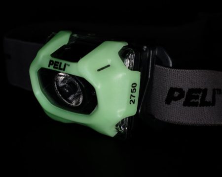 Peli 2750 LED Headlite Torch Glow in Dark Green - Image 2