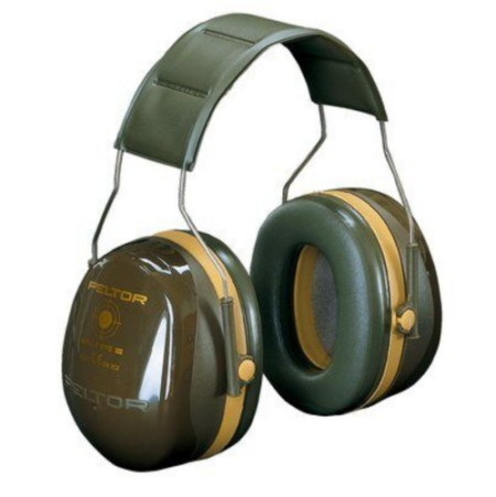 3M Peltor H540A-441-GN Bull's Eye III Earmuffs, 35 dB, Military Green, Headband