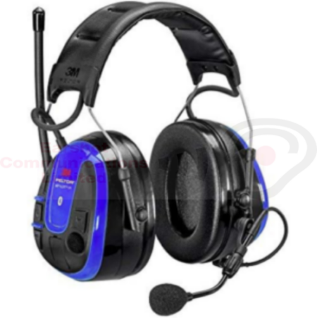 3M Peltor MRX21A3WS6-ACK WS ALERT XPI Headset, 30 dB, Bluetooth, Mobile App, Headband