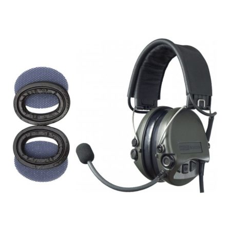 Sordin 75332-06-G CC Supreme MIL-Spec Green Earshells Gel Earpads Nexus TP-120 Plug