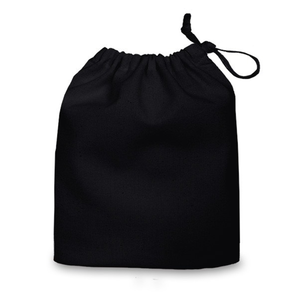 Earshot Communications Black Cotton Drawstring Bag 25cm x 35cm EARBAG B01