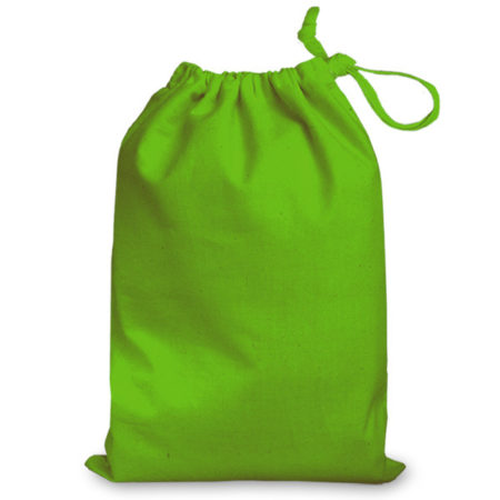 Earshot Communications Green Cotton Drawstring Bag 25cm x 35cm EARBAG-GG01 - Image 2