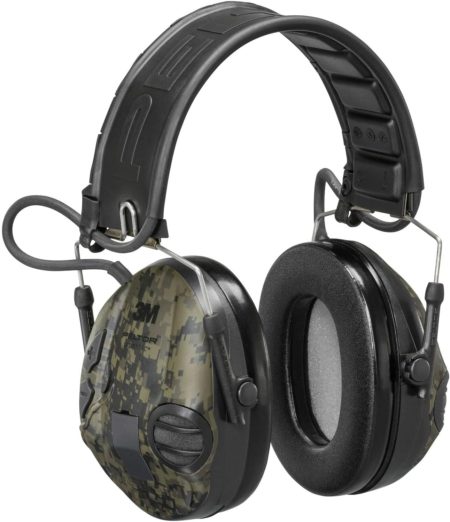 3M Peltor Sporttac MT16H210F-478-GN-945 Green & Orange Camouflage Eardefenders - Image 2