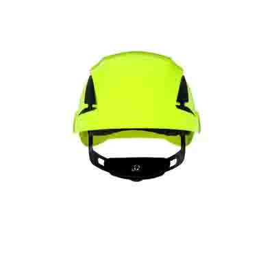 3M SecureFit X5500 Safety Helmet Vented CE Hi-Viz Green X5514V-CE