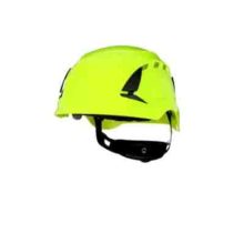 3M SecureFit X5500 Safety Helmet Vented CE Hi-Viz Green X5514V-CE