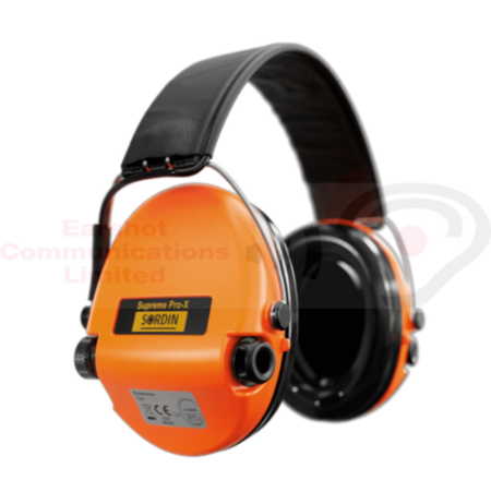 Sordin 75302-X/L-14-S Supreme Pro X Orange (Ember) Earshell Leather Headband Foam Earpads - Image 2