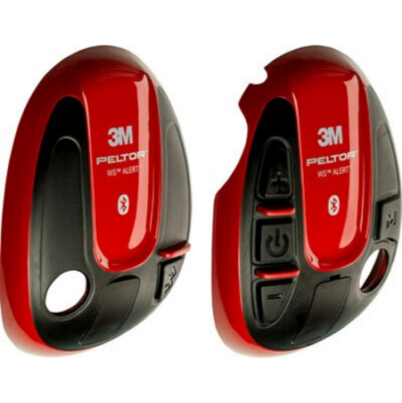 3M Peltor 210300-664-RD WS Alert XP / XPI Red Replacement Earshell Covers Per Pair