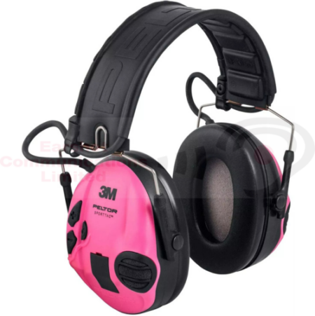 3M Peltor Sporttac MT16H210F-478-RE Pink & Green Gel Earpads Eardefenders