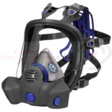 3M FF-803 Secure Click Reusable Full Face Respirator, Large, Pack of 4
